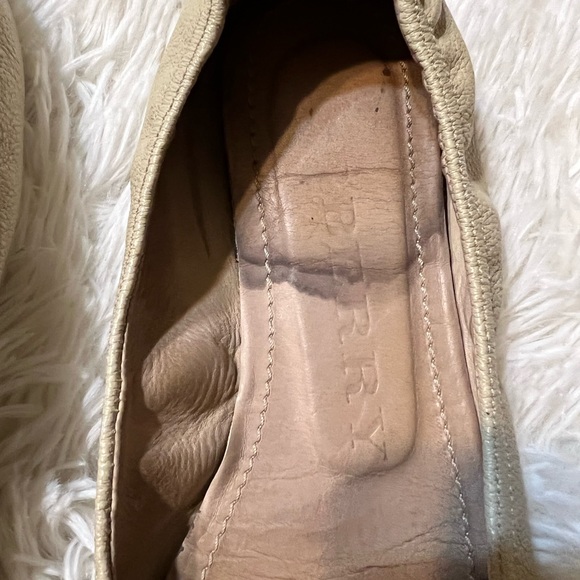 Burberry leather peep ballerina size US6.5 - Picture 8 of 13